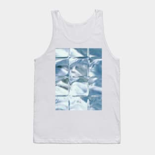 Abstract blue pattern, like ice cubes Tank Top